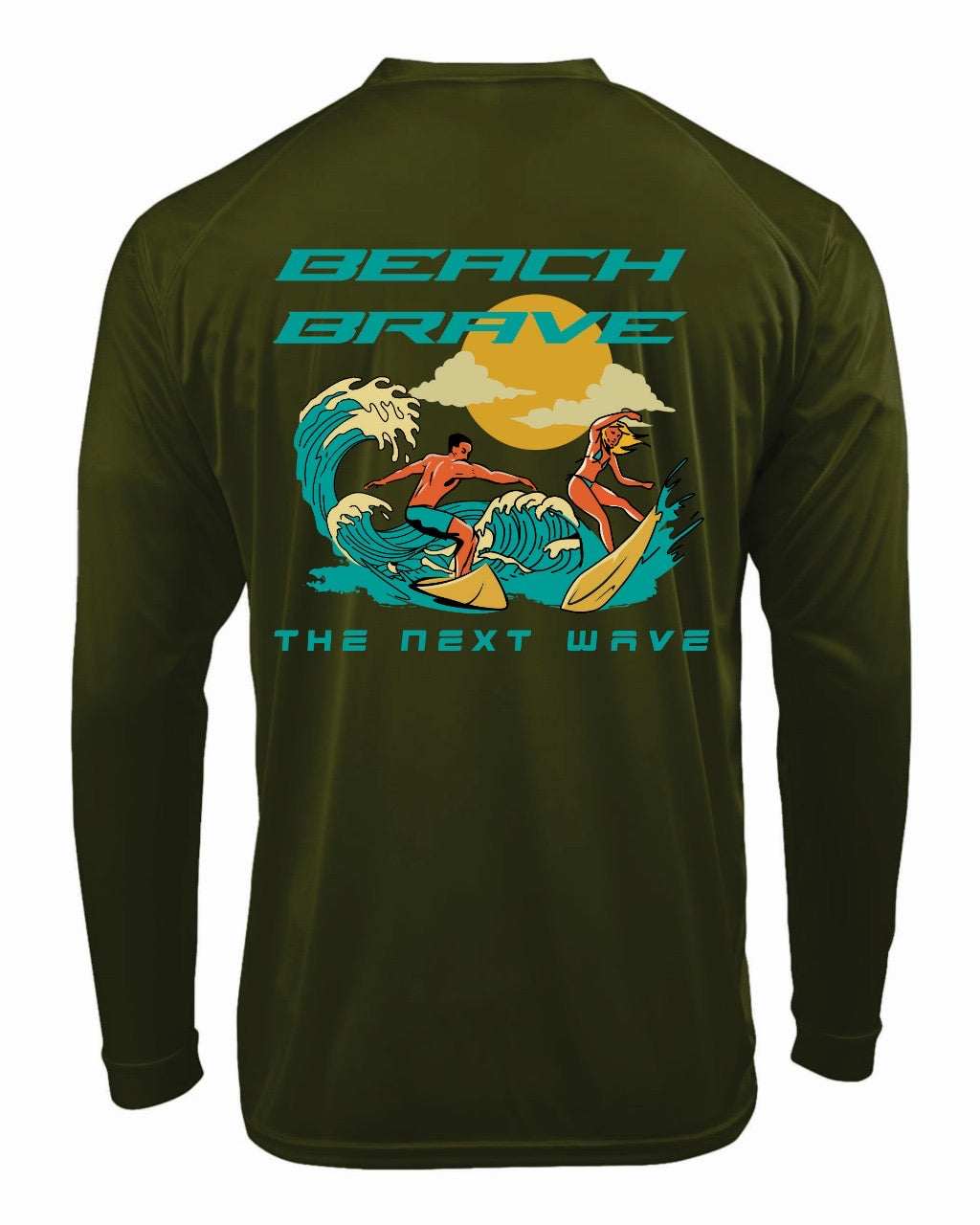 BEACH BRAVE UPF SURF RASHGUARD - FORREST