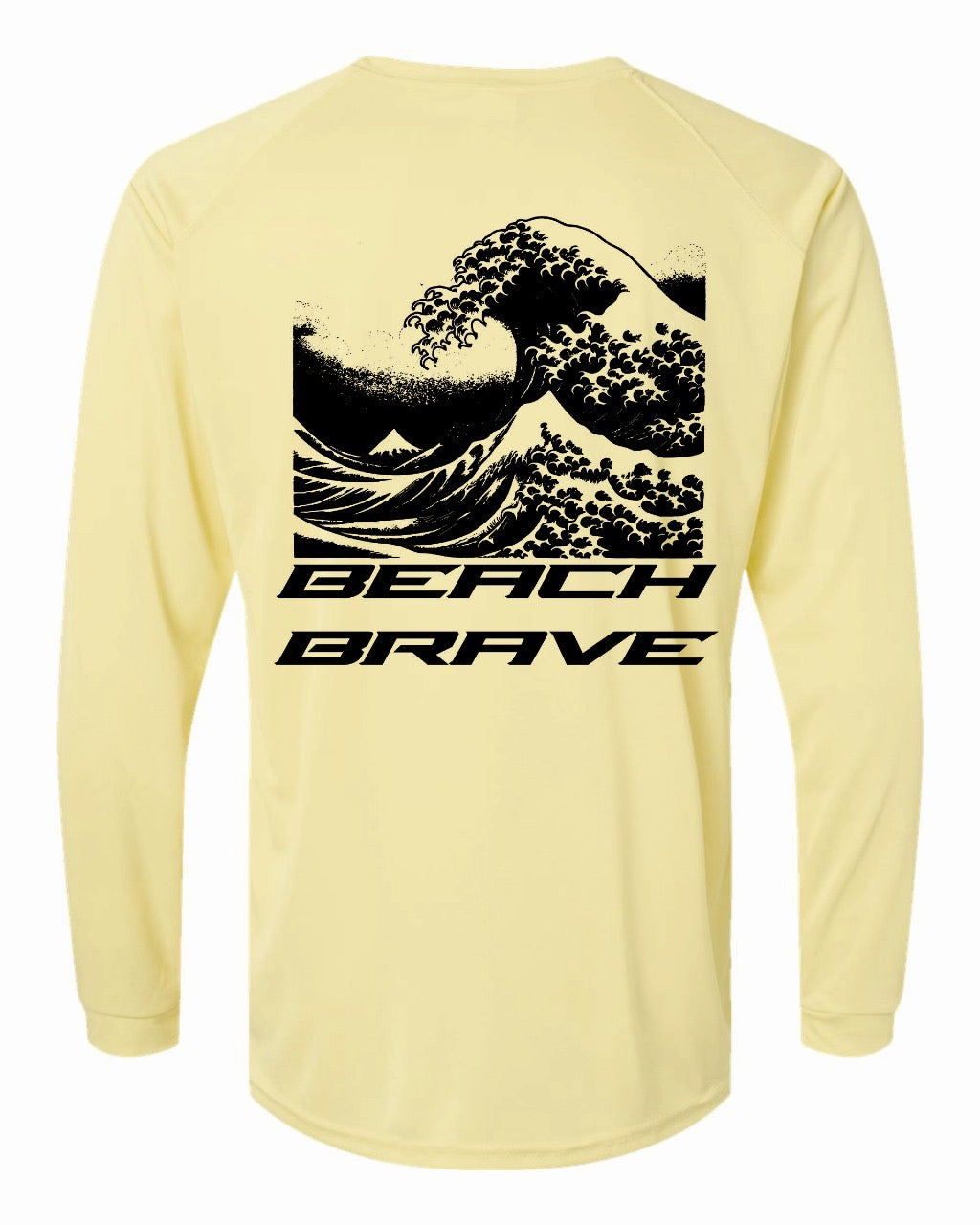 BEACH BRAVE UPF WAVE RASHGUARD - SUNSHINE
