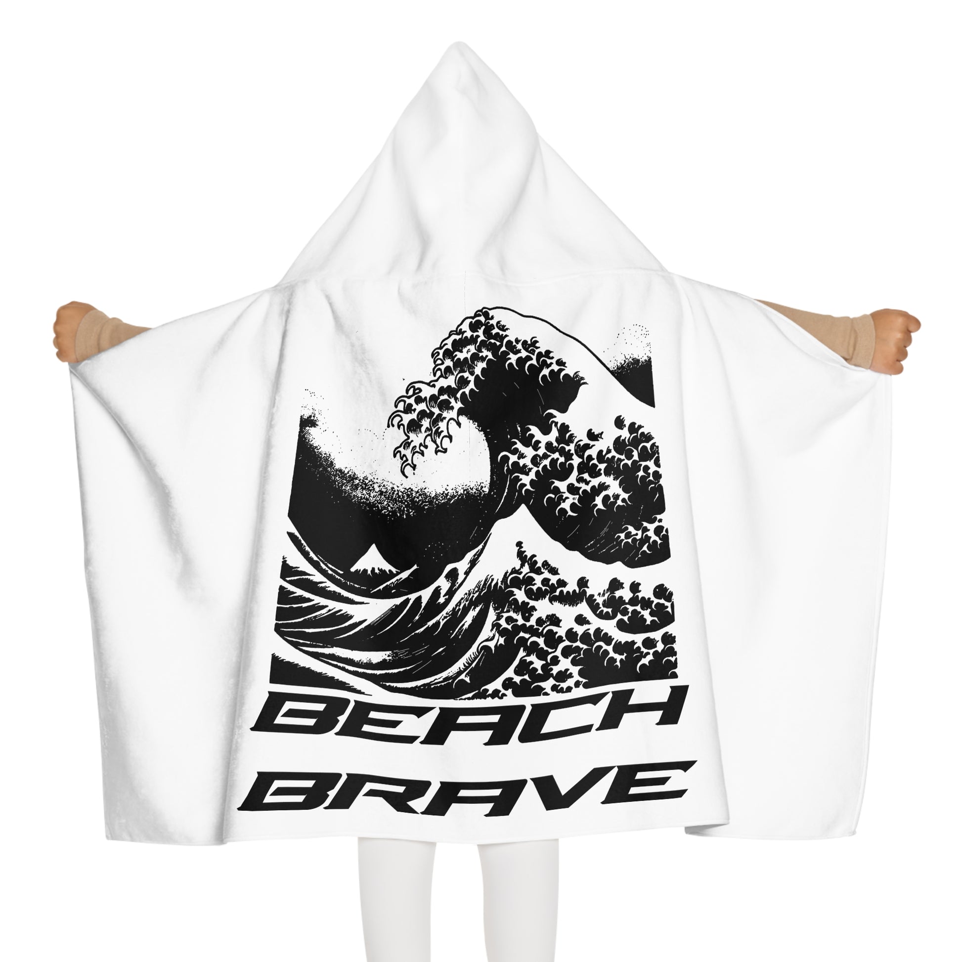 Beach Brave Youth Hooded Towel