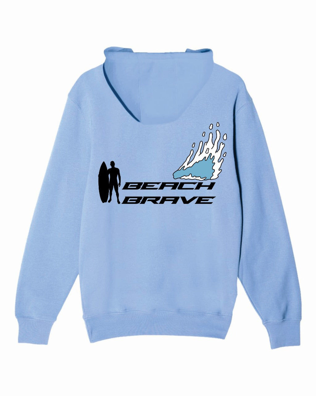 BEACH BRAVE PULLOVER SHADOW HOODIE - UNIVERSITY