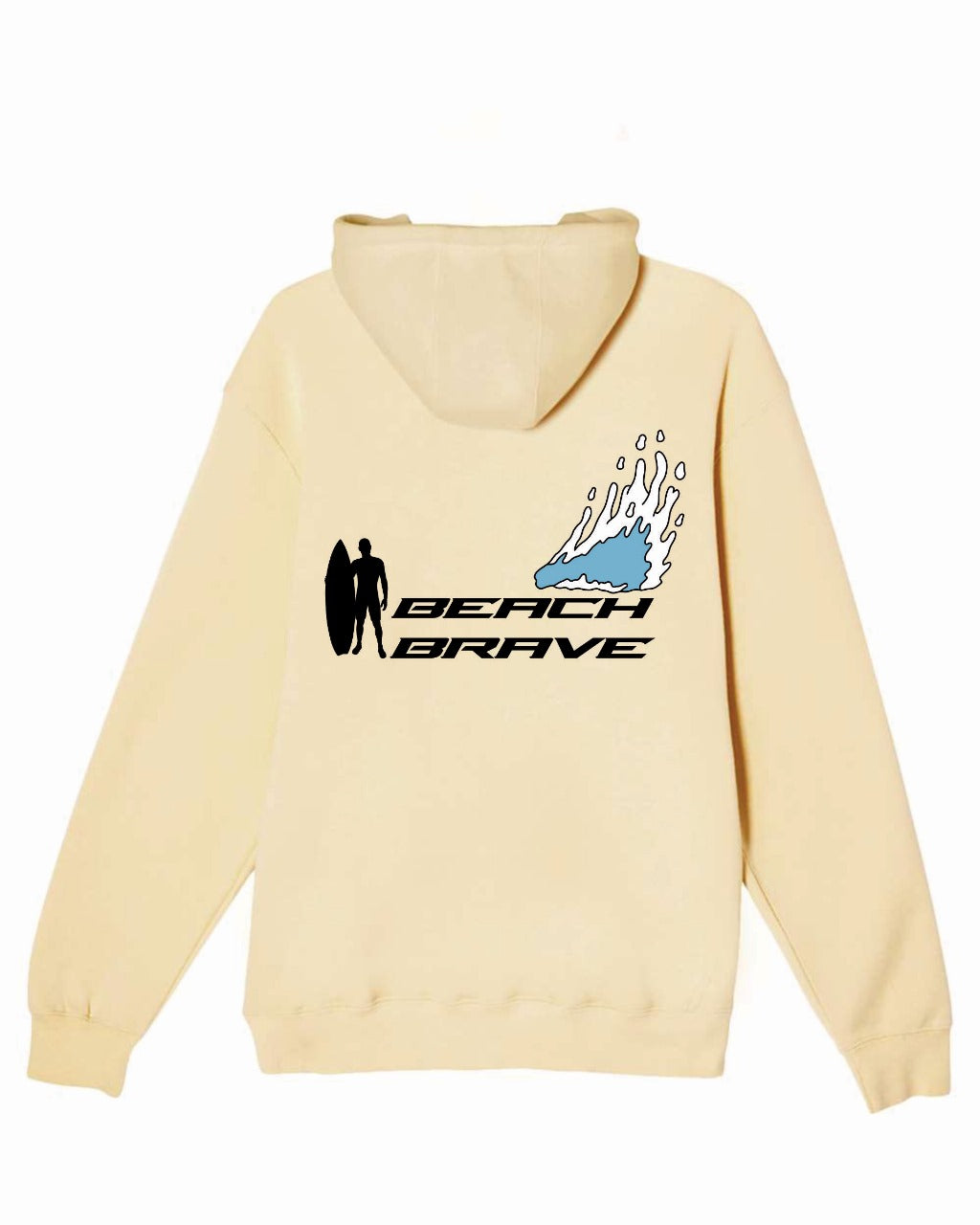 BEACH BRAVE PULLOVER SHADOW HOODIE - SUNSHINE