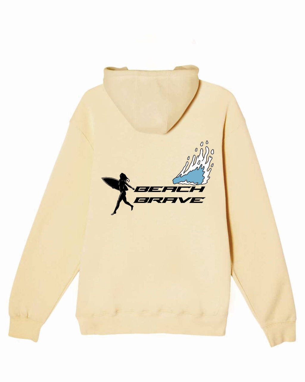 BEACH BRAVE PULLOVER RUNNING SHADOW HOODIE - SUNSHINE