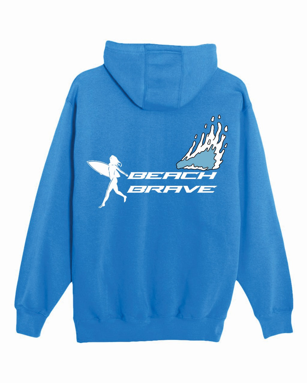 BEACH BRAVE PULLOVER RUNNING SHADOW HOODIE - ROYAL