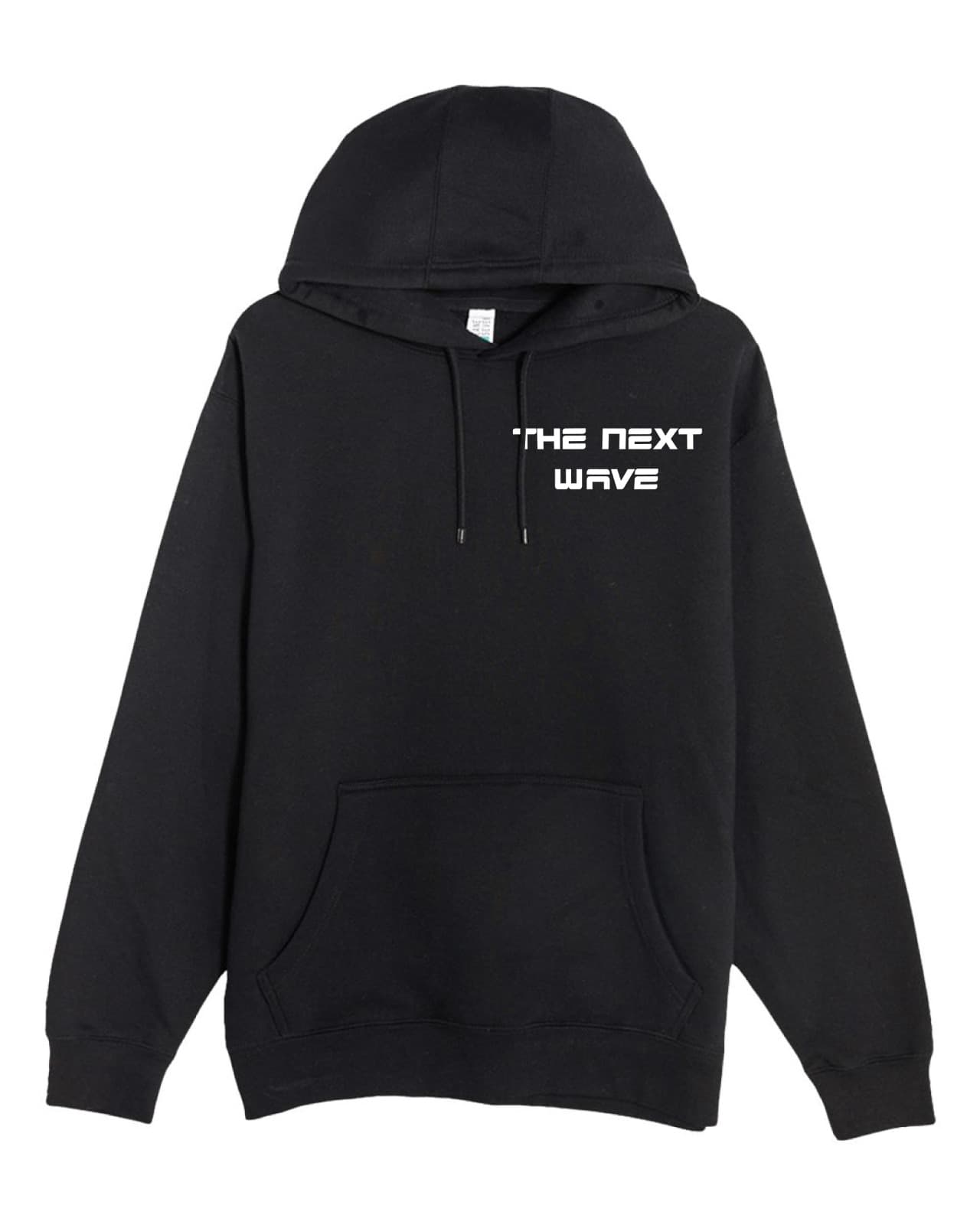 BEACH BRAVE PULLOVER WAVE HOODIE - BLACK