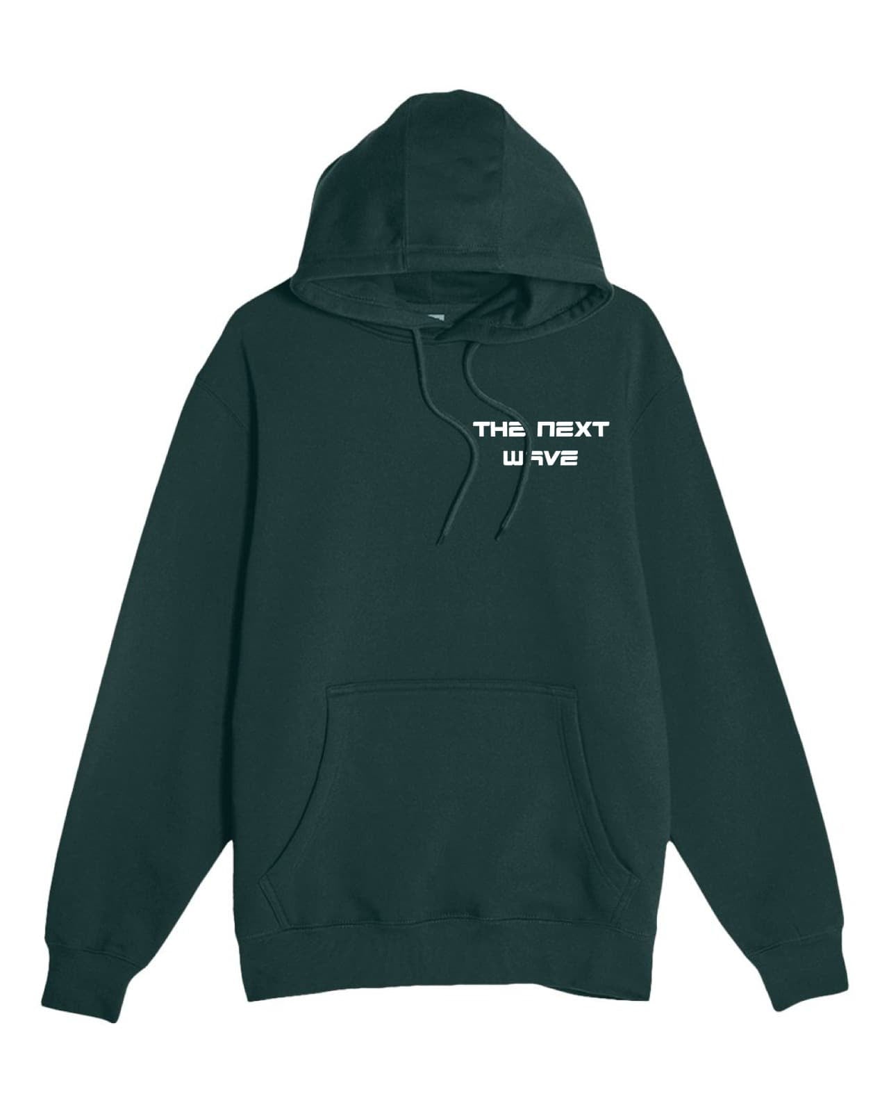 BEACH BRAVE PULLOVER WAVE HOODIE - EMERALD