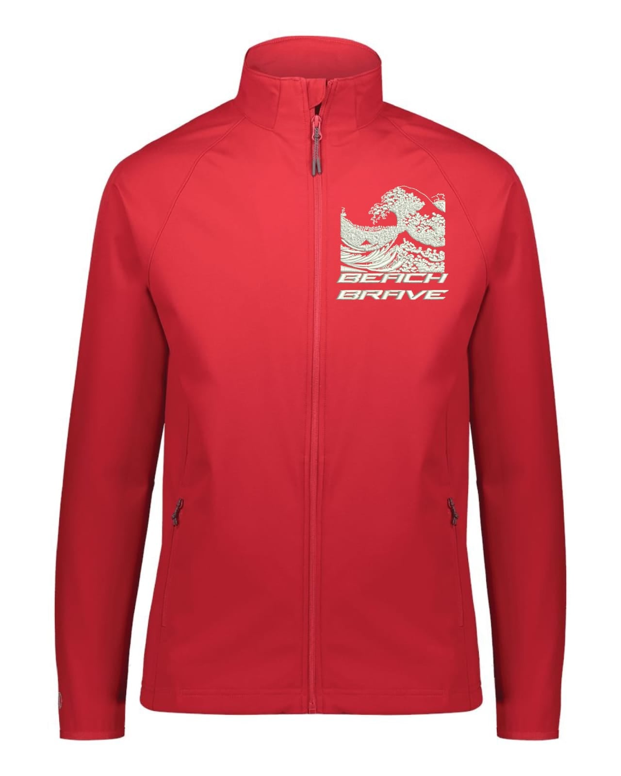 BEACH BRAVE COACH JACKET - RED