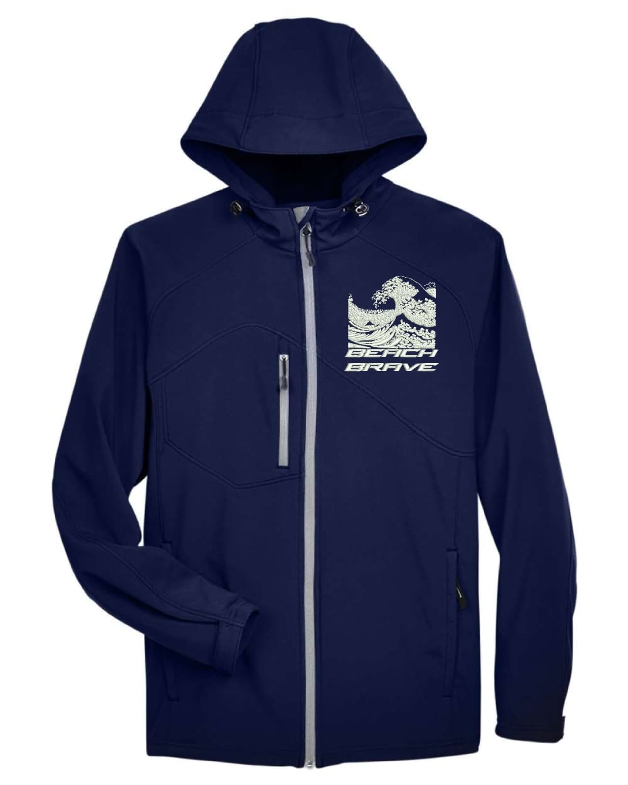 BEACH BRAVE THREE LAYER CORE JACKET - NAVY