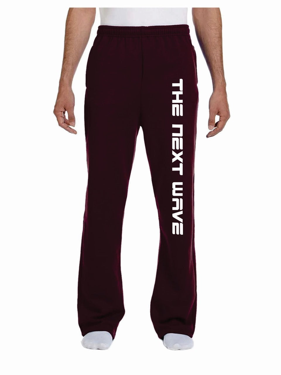 BEACH BRAVE PANTS - BURGUNDY