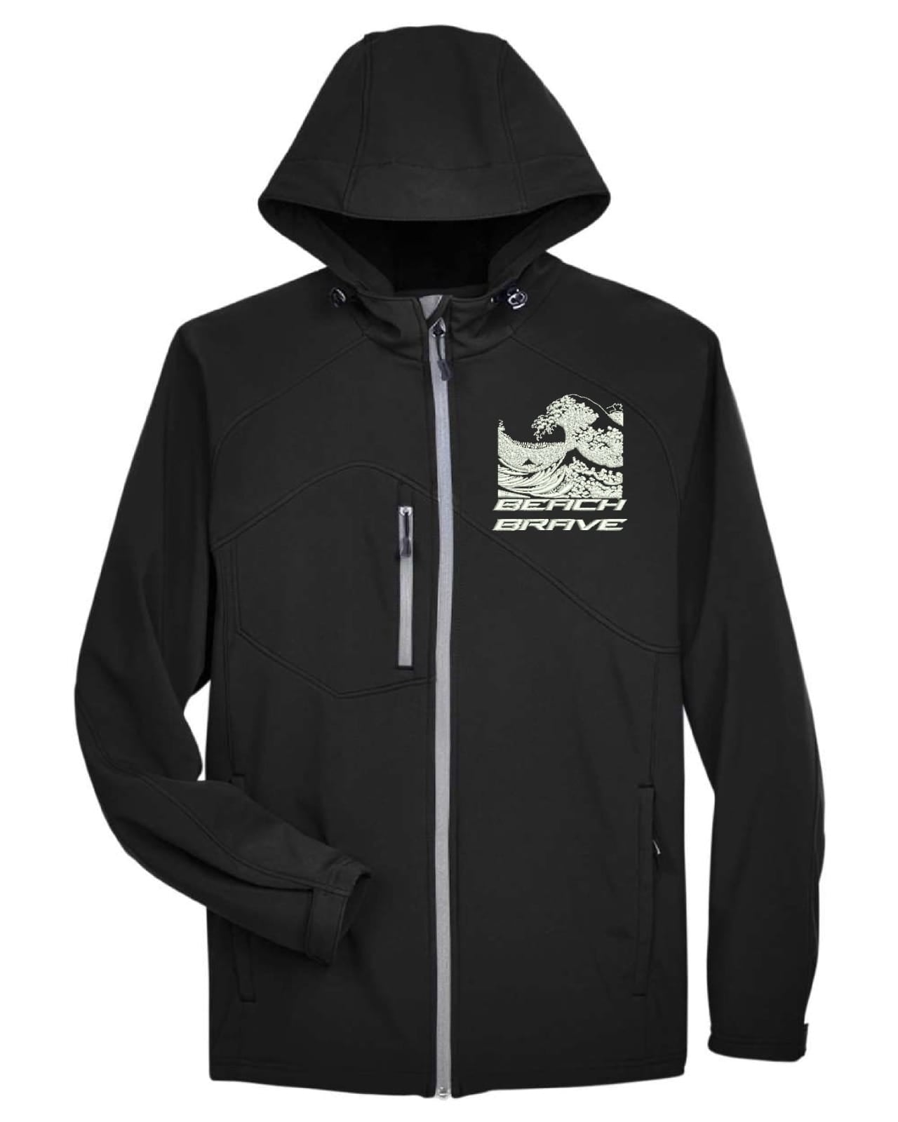 BEACH BRAVE THREE LAYER CORE JACKET - BLACK