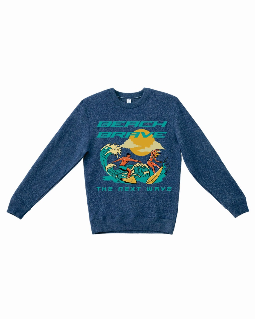 NANTUCKET BEACH BRAVE SURFING - NAVY