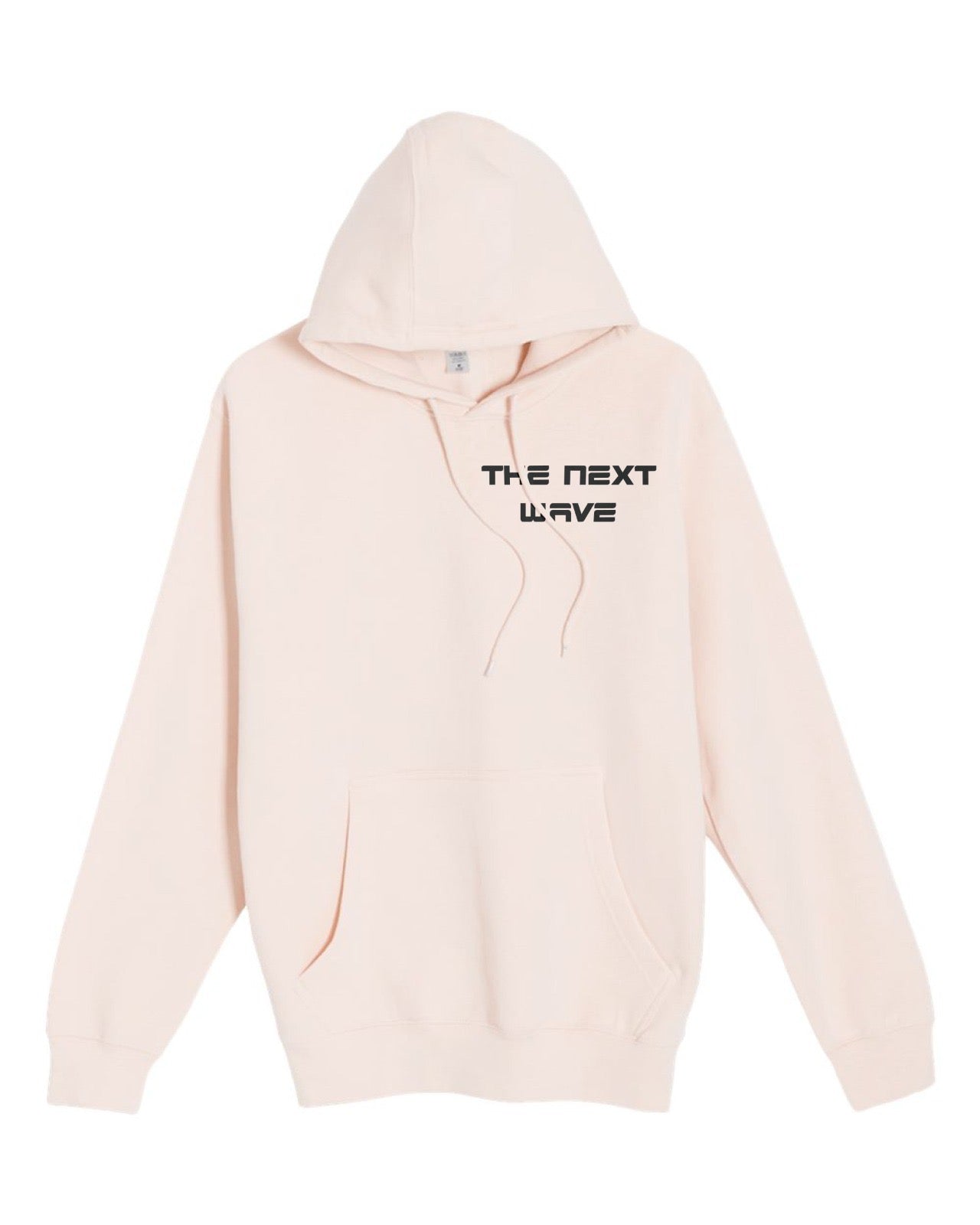 BEACH BRAVE PULLOVER WAVE HOODIE - PINK