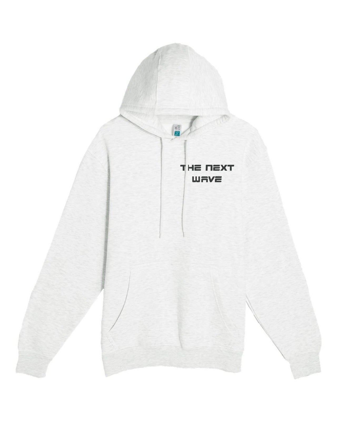 BEACH BRAVE PULLOVER WAVE HOODIE - GRAY